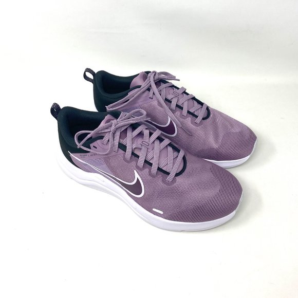 💖MEGA SALE💖Nike Downshifter 12   Purple Black White Women's  Mesh DD9294 500 - Picture 7 of 9
